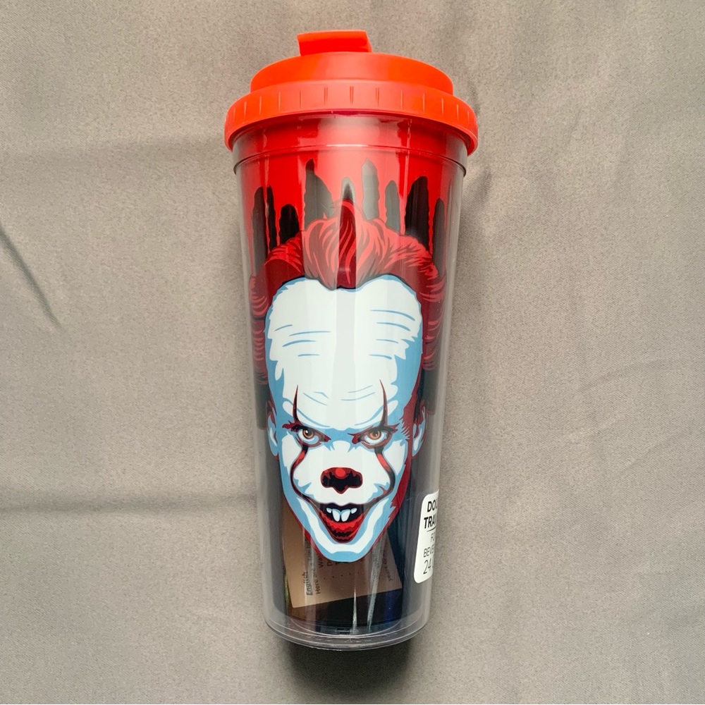 IT Travel Tumbler Pennywise Clown Horror Stephen King NEW